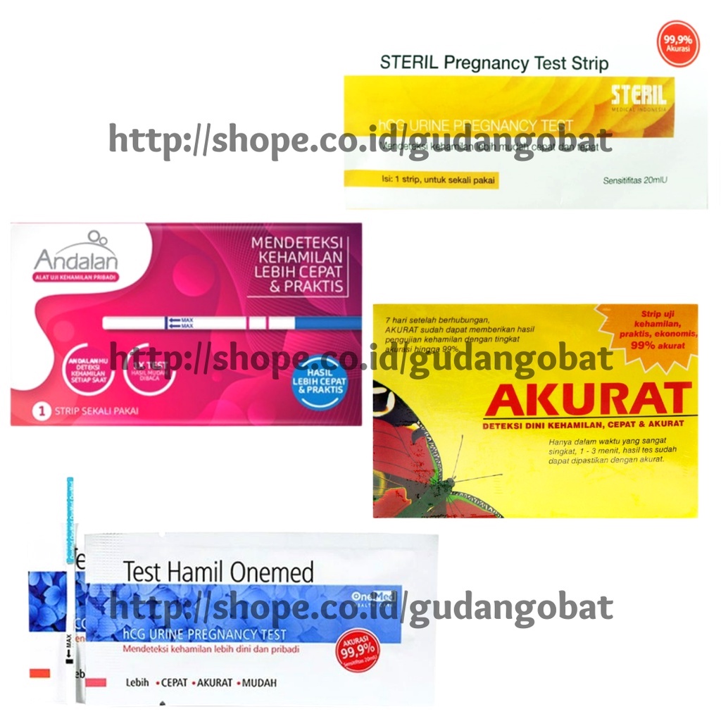 Jual Onemed 1 S Akurat Test Kehamilan 1 S Steril 1 S Andalan Strip 1