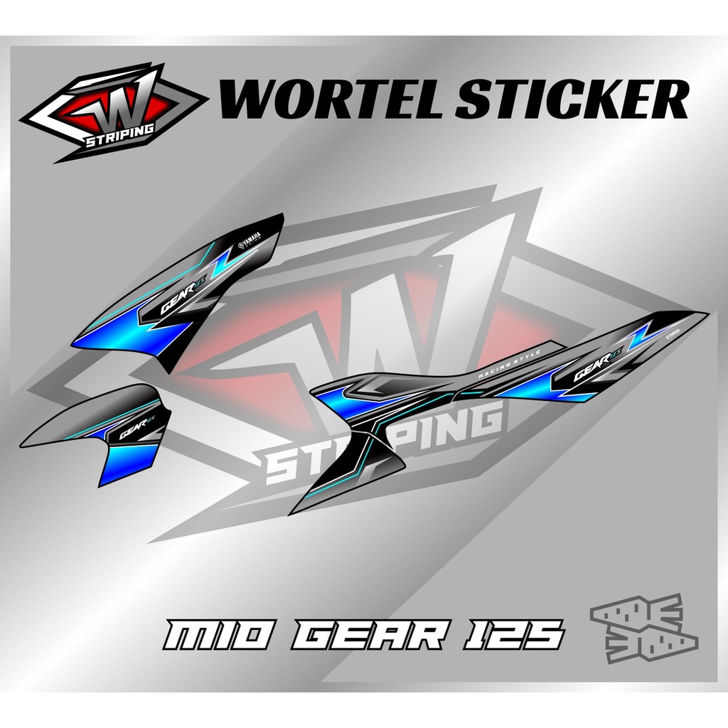 Jual Striping Mio Gear Stiker Lis Decal Hologram Motor Mio Gear 125