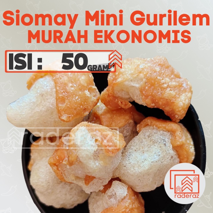 Jual Siomay Mini Gurilem Ekonomis Gram Toping Baso Aci Cuanki Seblak