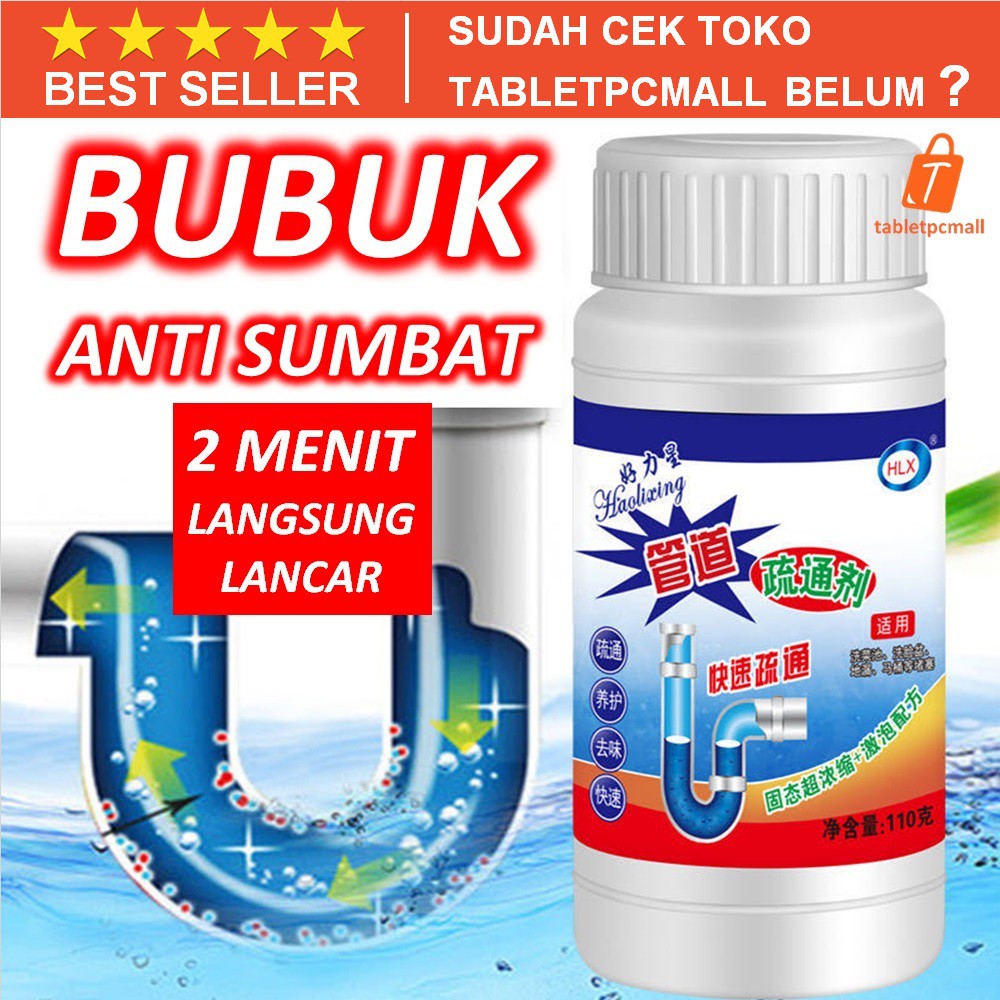 Jual Obat Bubuk Anti Sumbat Pelancar Pembersih Saluran Air Pipa Anti