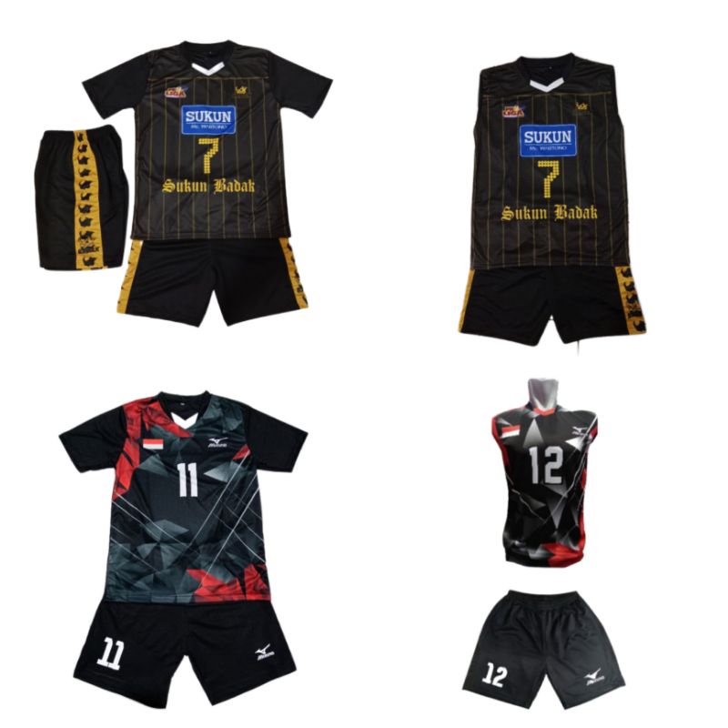 Jual COD Setelan Baju Jersey Voli Volly Proliga Terbaru Setelan Baju