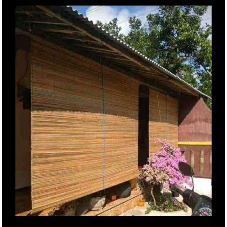 Jual Olla Tirai Bambu Krey Sawit Outdoor Ukuran X Anti Air Dan Tahan