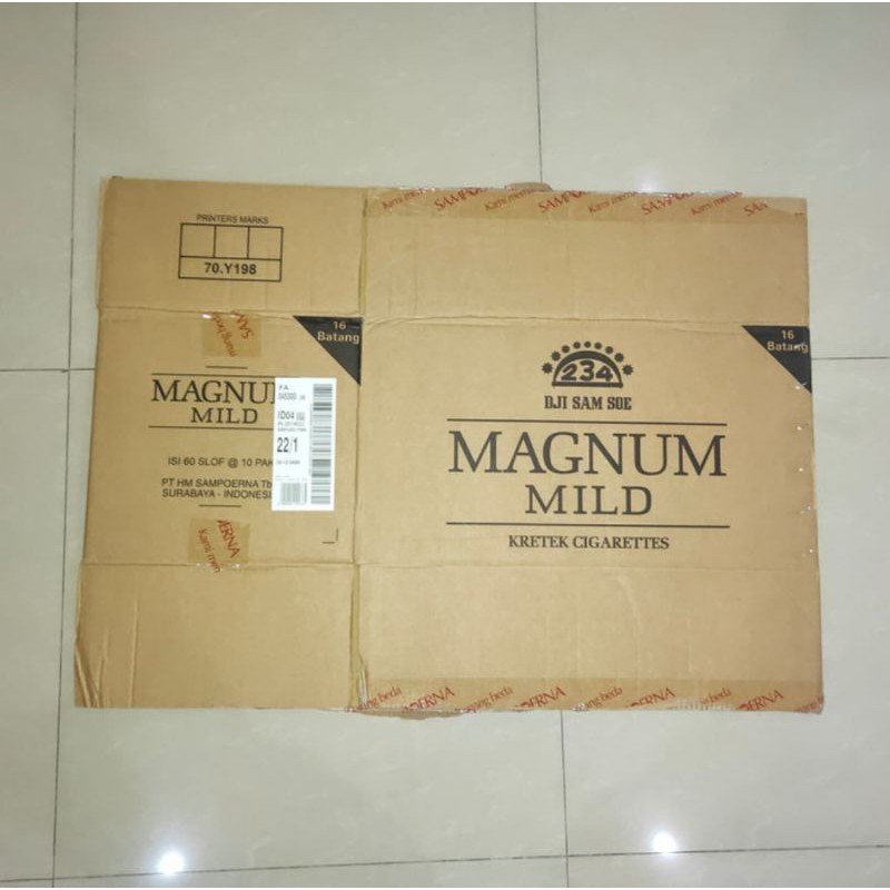 Jual KARDUS PACKING PINDAHAN BEKAS ROKOK MILD Shopee Indonesia