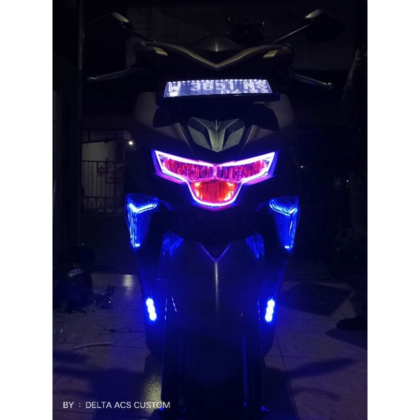 Jual Lampu Alis Mio Soul GT LED L Custom Headlamp Reflektor Yamaha Mio