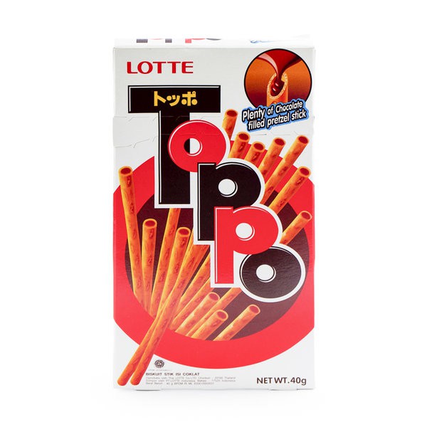 Jual LOTTE TOPPO Chocolate Filled Pretzel Stick 40gr Shopee Indonesia