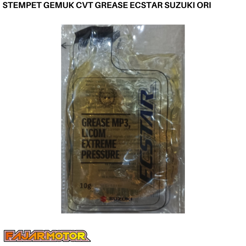 Jual Stempet Gemuk Grease Cvt Ecstar Suzuki Original Shopee Indonesia