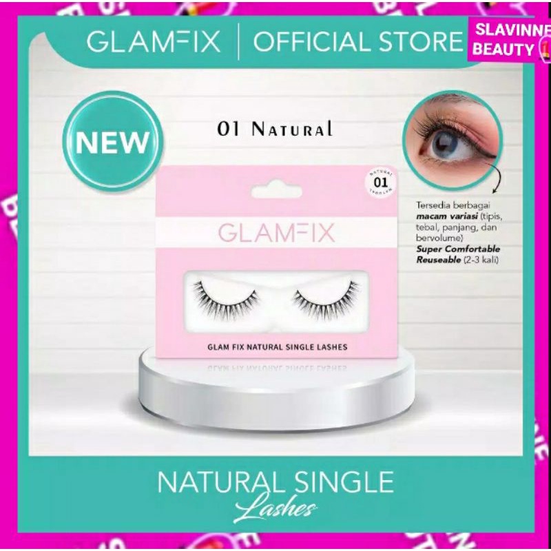 Jual Glam Fix Perfect Blink Lashes Natural 01 Dan 02 Bulu Mata Palsu