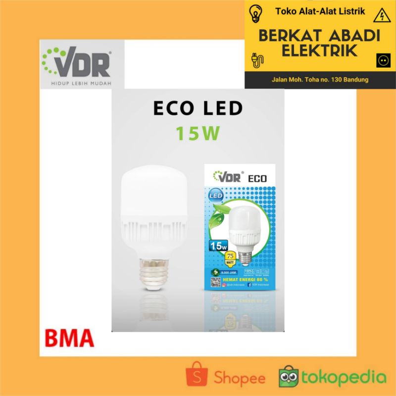 Jual LAMPU LED 15 WATT VDR KEMASAN BARU Shopee Indonesia