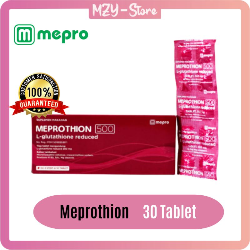 Jual Meprothion L Glutathion Mg Tablet Suplemen Makanan Membantu