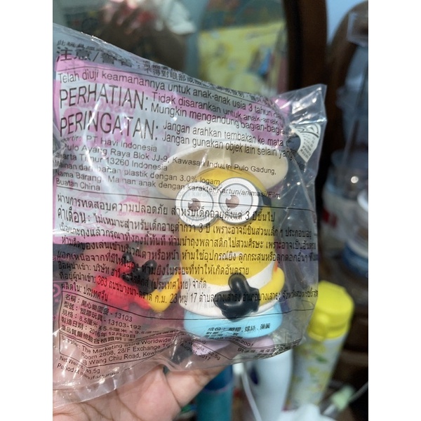 Jual Miniatur Action Figure Mcdonalds Happy Meal Despicable Me 3 Crab