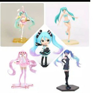 Jual Hatsune Miku Chibi Spring Sakura Bikini Ghost Figure