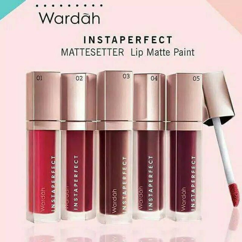 Jual Wardah Instaperfect Mattesetter Lip Matte Paint New Color