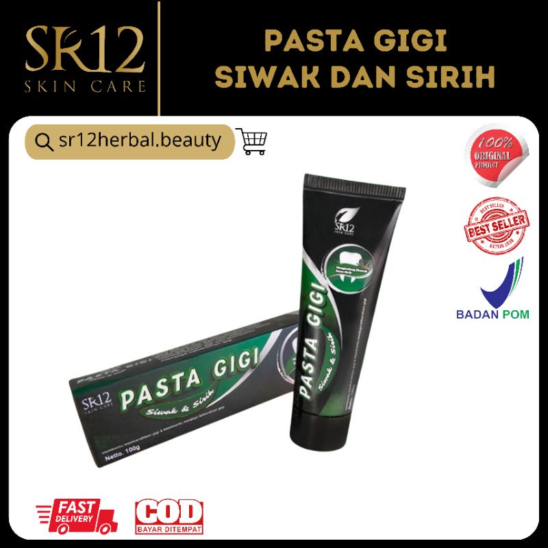 Jual Ampuh Atasi Bau Mulut Pasta Gigi Siwak Dan Sirih Pasta Gigi