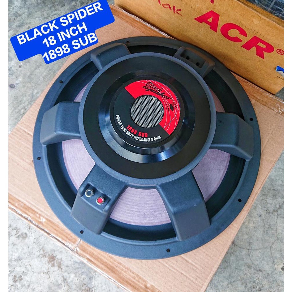 Jual Speaker Black Spider 18 Inch 1898 SUB BS 18 Inch 1898SUB