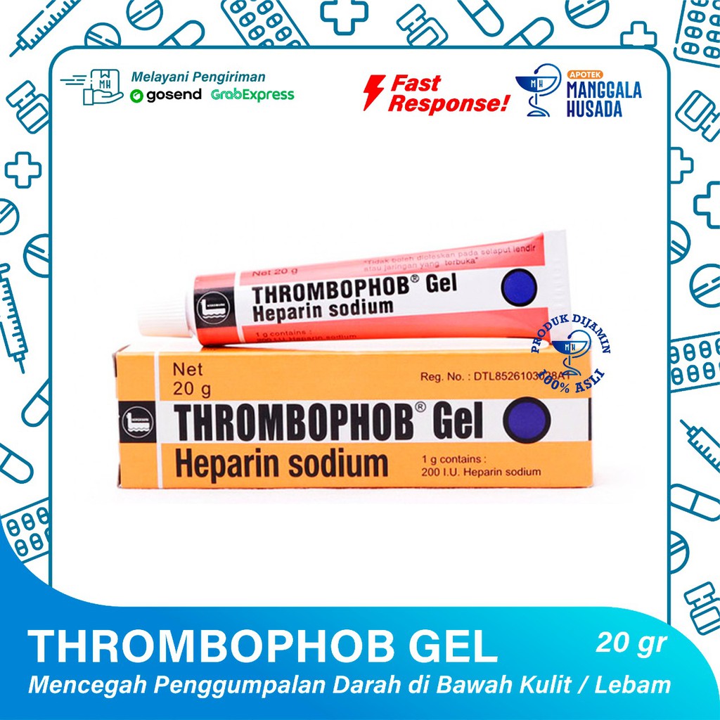 Jual Thrombophob Gel Per Tube Gr Shopee Indonesia