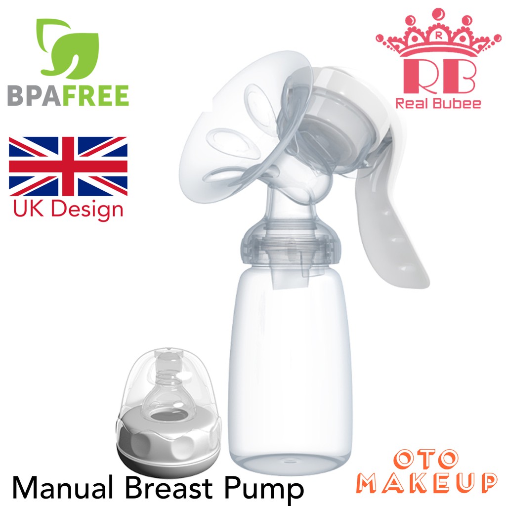 Jual Real Bubee Pompa ASI Manual Breast Pump Powerful Nipple Suction