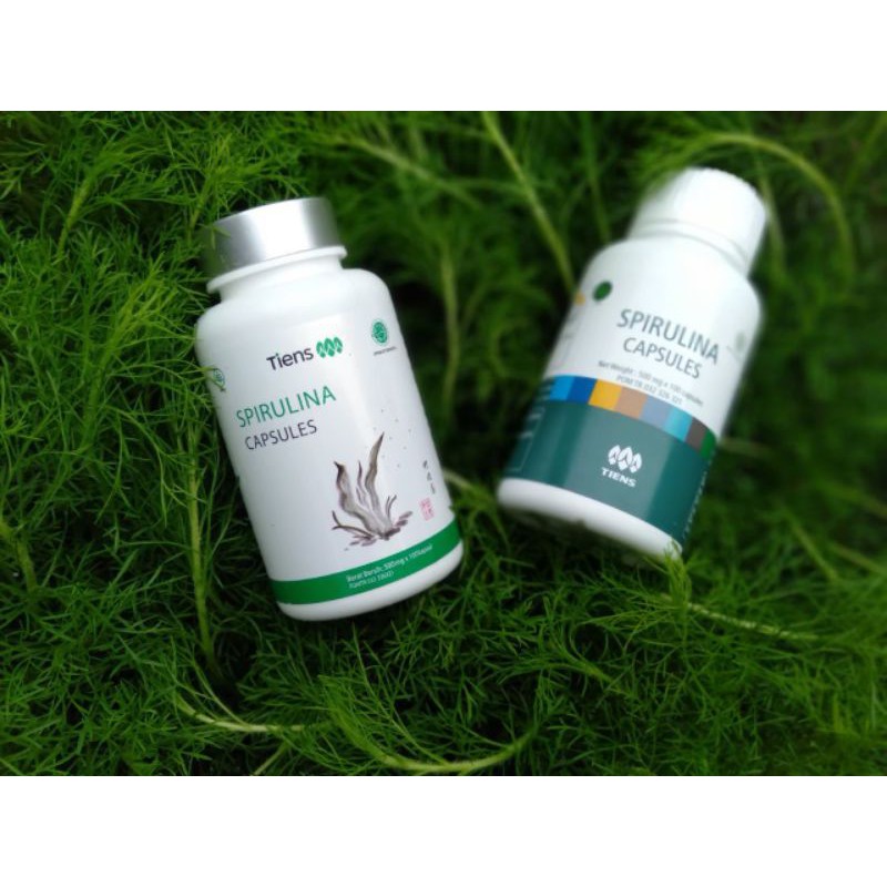 Jual MASKER SPIRULINA TIENS ORIGINAL ISI 100 KAPSUL 1 BOTOL Shopee