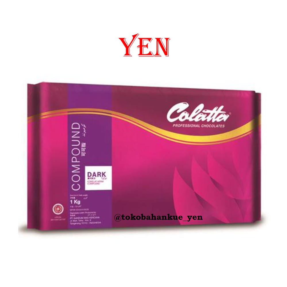 Jual Colatta Premium Dark Chocolate Compound Dcc Coklat Batang