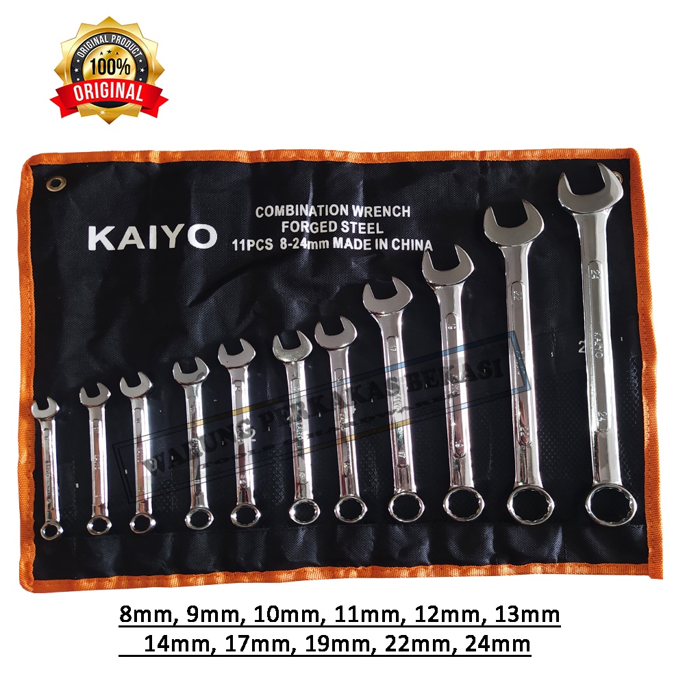 Jual Kaiyo Pc Combination Wrench Kunci Ringpas Ring Pas Set Mm