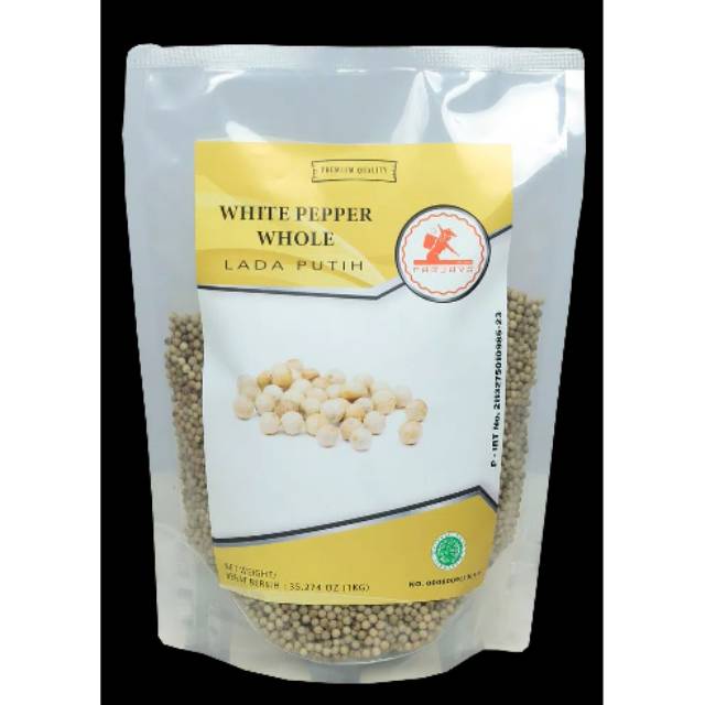 Jual WHITE PEPPER WHOLE BIJI LADA PUTIH 1 KG Shopee Indonesia