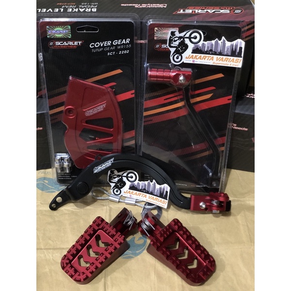 Jual Pedal Rem Set Operan Gigi Plus Cover Gear Dan Foosteap Depan Wr