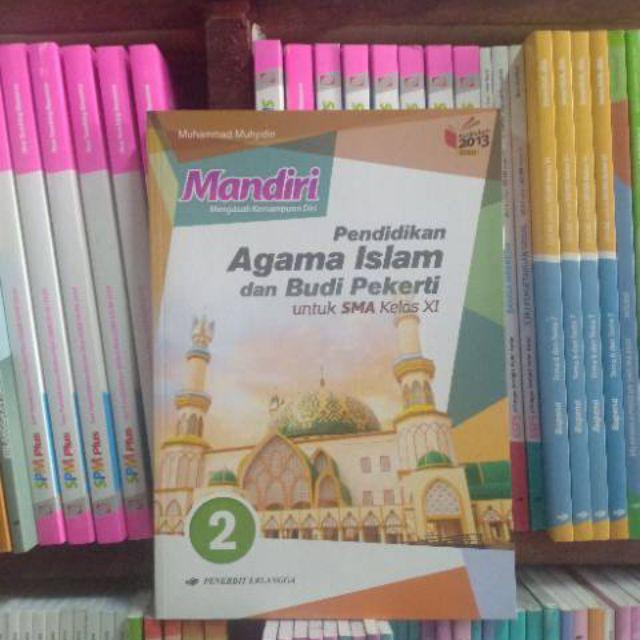 Jual Buku Mandiri Agama Islam Kelas 1 2 3 SMA K13N Erlangga Shopee