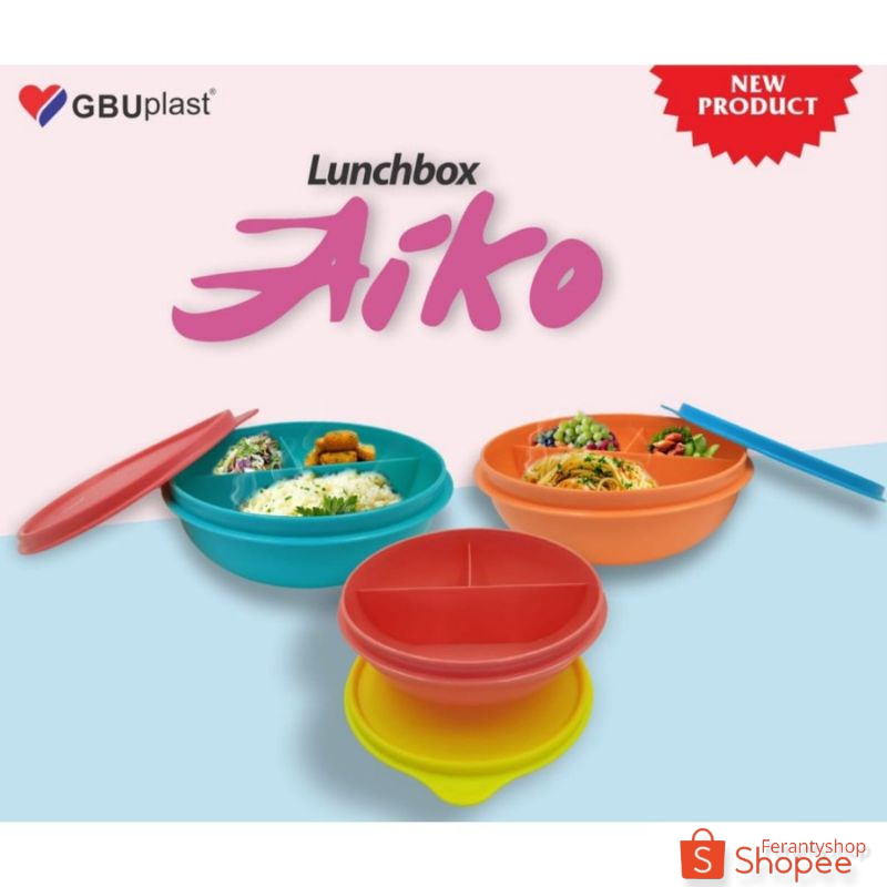 Jual Lunch Box Aiko Tempat Makan Plastik Shopee Indonesia