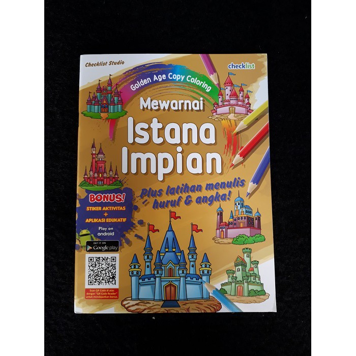 Jual Golden Age Copy Coloring Mewarnai Istana Impian Shopee Indonesia