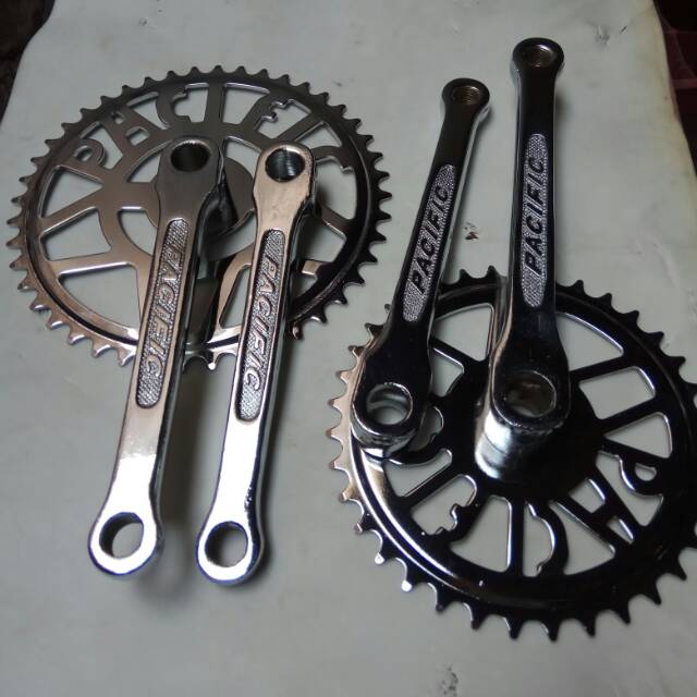 Jual Crank Single 36t 44t Pacific Gir Depan Sepeda Onthel Pen As Bulat