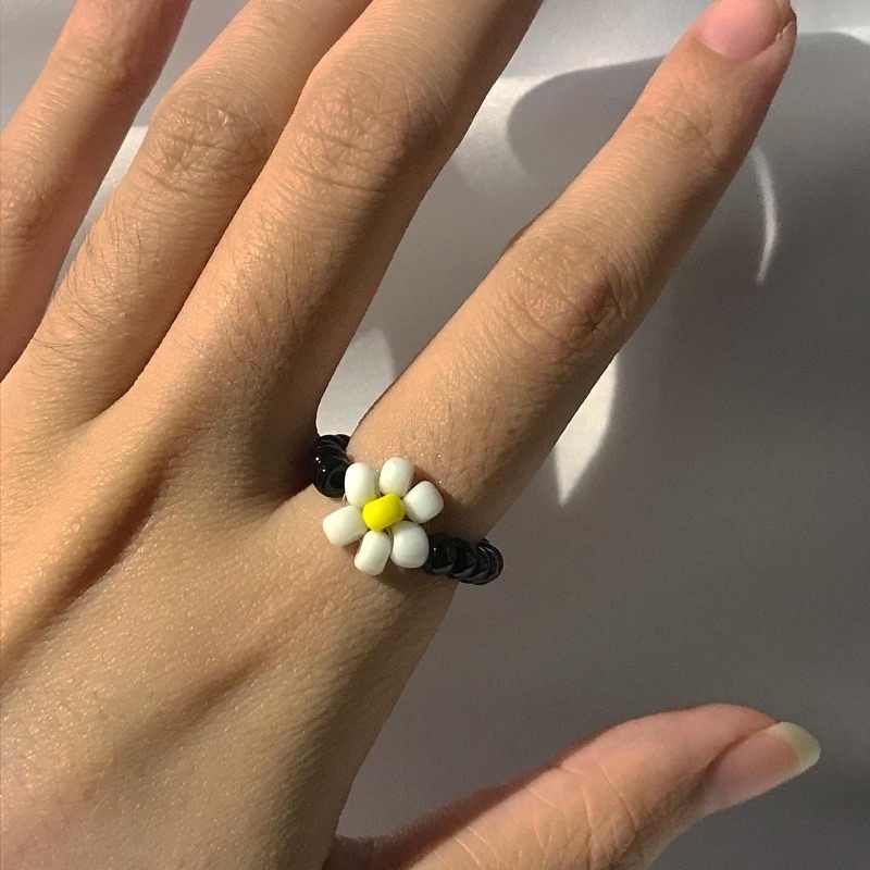 Jual Xxl Daisy Beads Ring Cincin Manik Manik Besar Aesthetic Ring