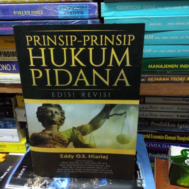 Jual Prinsip Prinsip Hukum Pidana Edisi Revisi By Eddy O S Hiariej