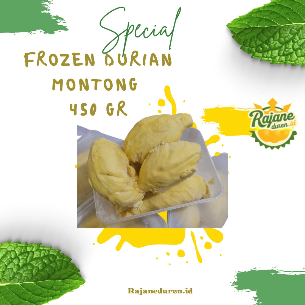 Jual Frozen Durian Montong Makanan Frozen Food 450 Gram Frozen