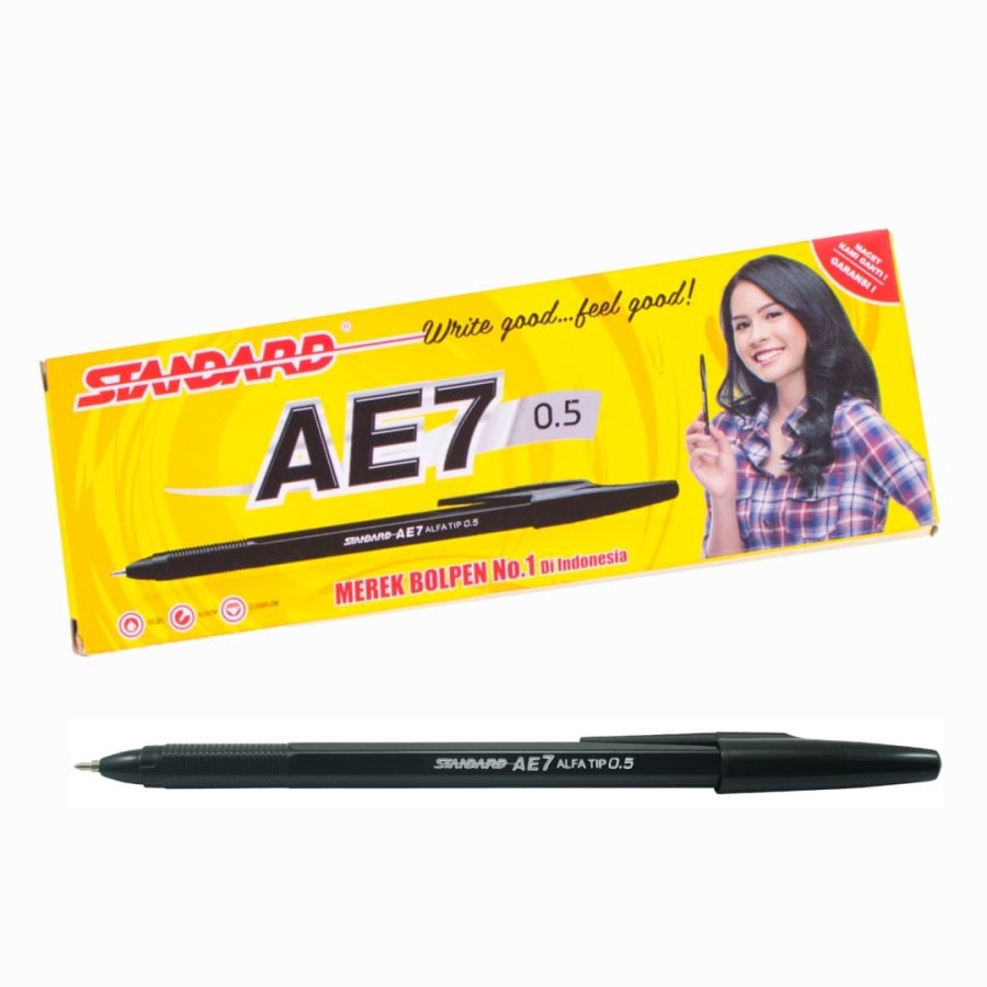 Jual Standard Pen Ae Alfatip Pulpen Pena Ballpoint