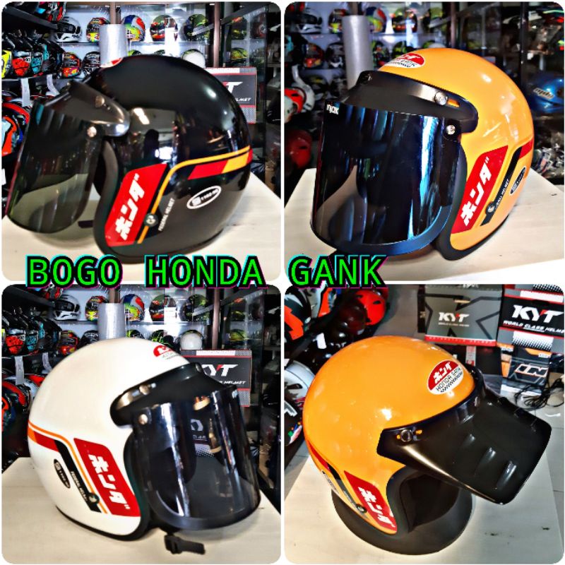 Jual HELM BOGO HONDA GANK GL SERIES PACKING KARDUS Shopee Indonesia