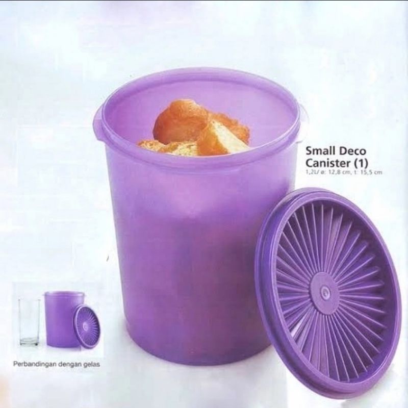 Jual Tupperware Small Deco Canister Toples Krupuk Toples Kripik