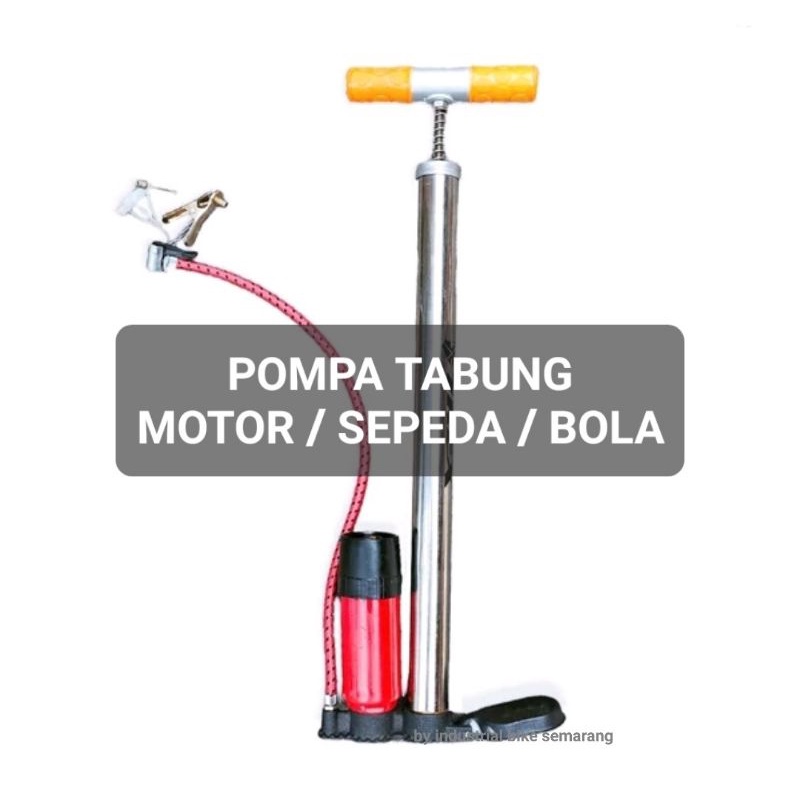 Jual Pompa Lantai Angin Trex Besi Steel Model Tabung Ada Meter Untuk