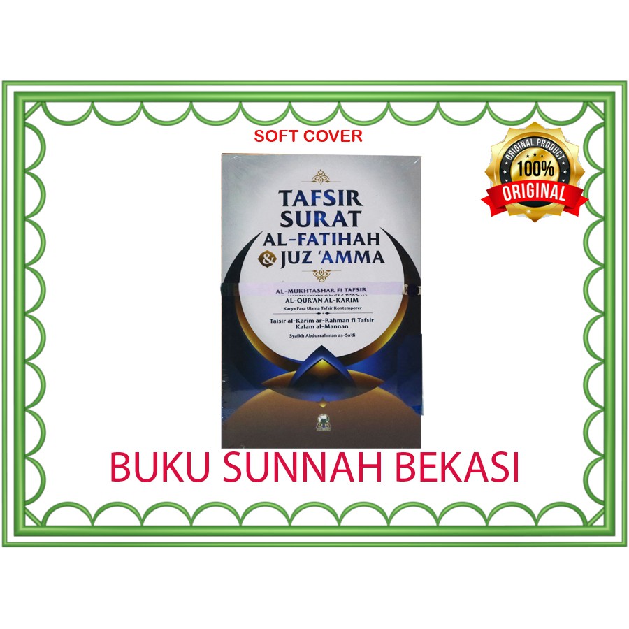 Jual Tafsir Surat Al Fatihah Dan Juz Amma Darul Haq Tafsir Juz Amma