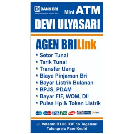 Jual Cetak Spanduk Banner Agen Brilink Sehari Jadi Free Design