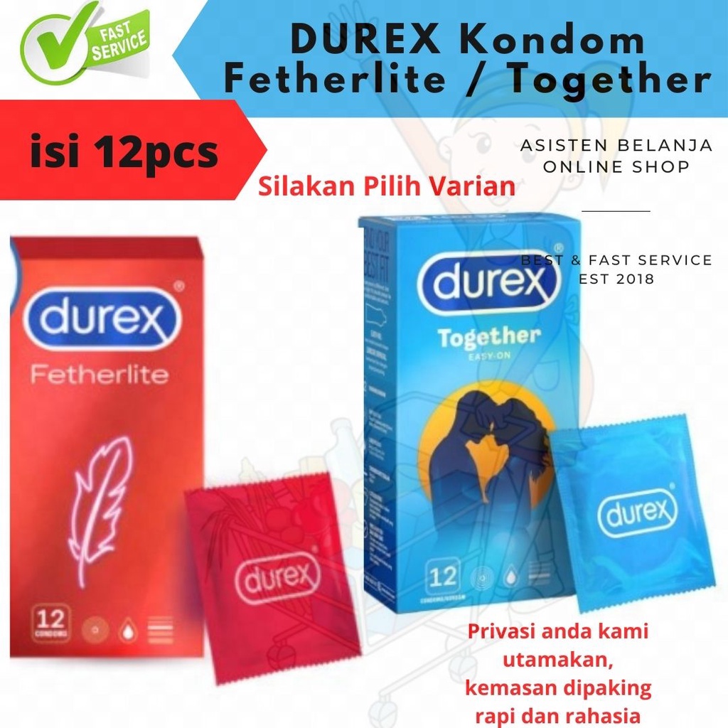 Jual Durex Together Fetherlite S Kondom Condom Condoms Box Isi