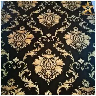 Jual Homewallpaper Wallpaper Sticker Dinding Motif Batik Gold Dasar