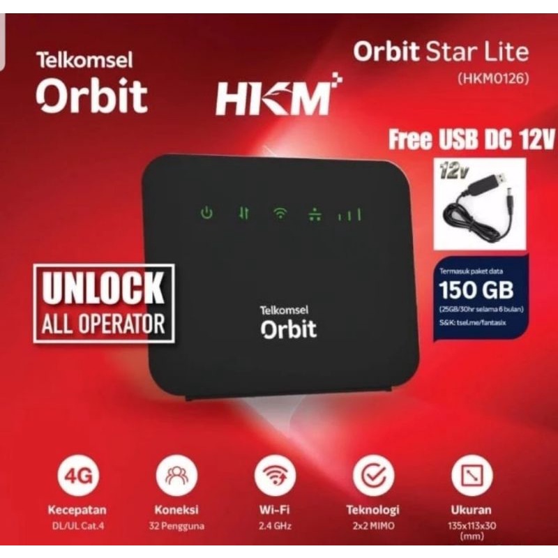 Jual Modem Wifi Home Router G Telkomsel Orbit Star Lite Unlock