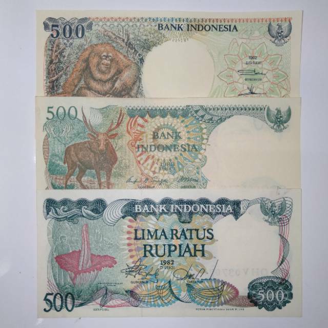 Jual Set Lembar Rupiah Uang Kuno Indonesia Koleksi Hobi