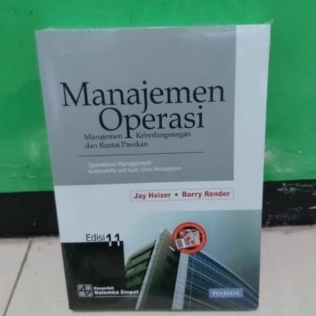 Jual FULL Manajemen Operasi Edisi 11 Jay Heizer Barry Render