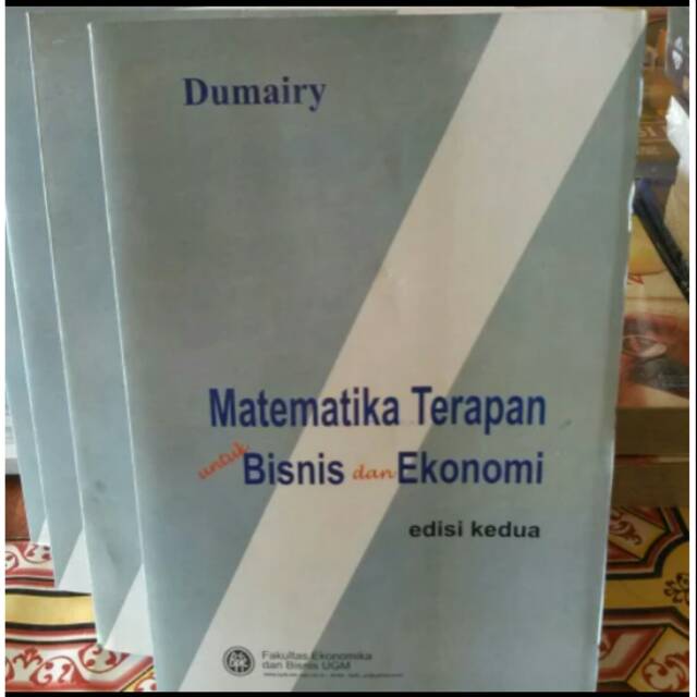 Jual Buku Matematika Terapan Untuk Bisnis Dan Ekonomi Shopee Indonesia