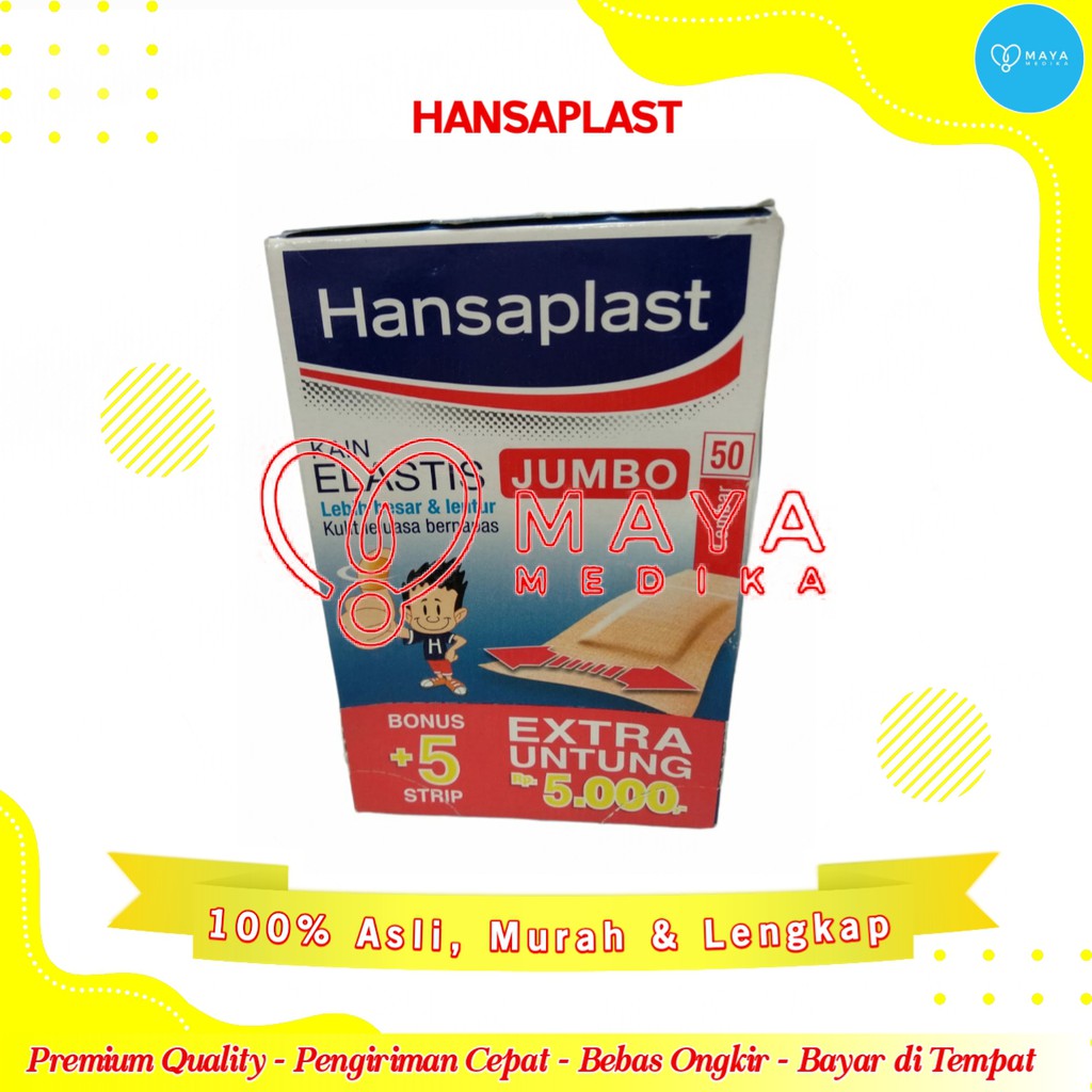 Jual Hansaplast Jumbo 1 Box Isi 50 Shopee Indonesia