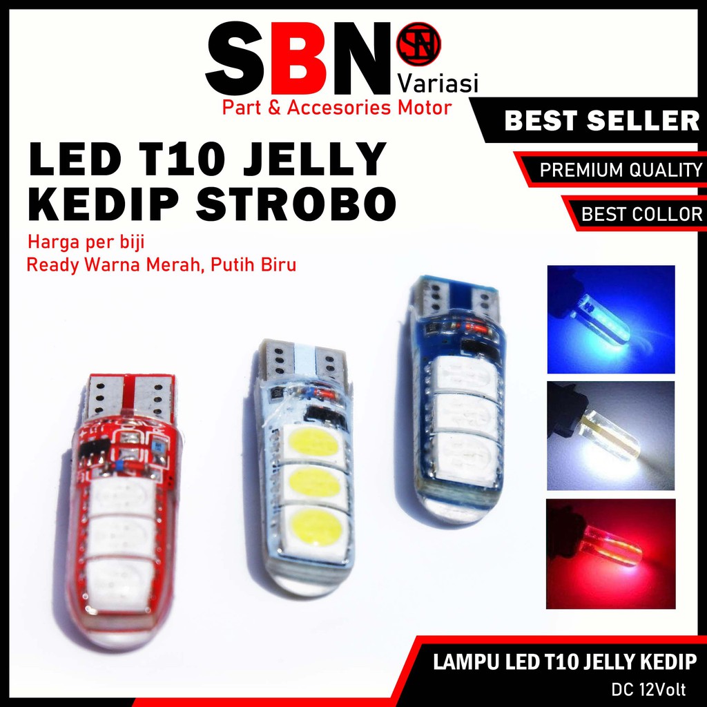 Jual Lampu Sein Kedip T Strobo Bohlam Led Jelly Reteng Kota Senja Sen