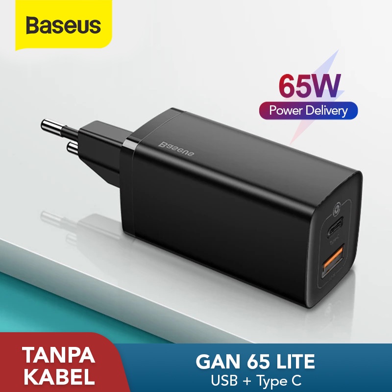 Jual Kepala Charger Baseus W Gan Fast Charger Pd Afc Scp Type