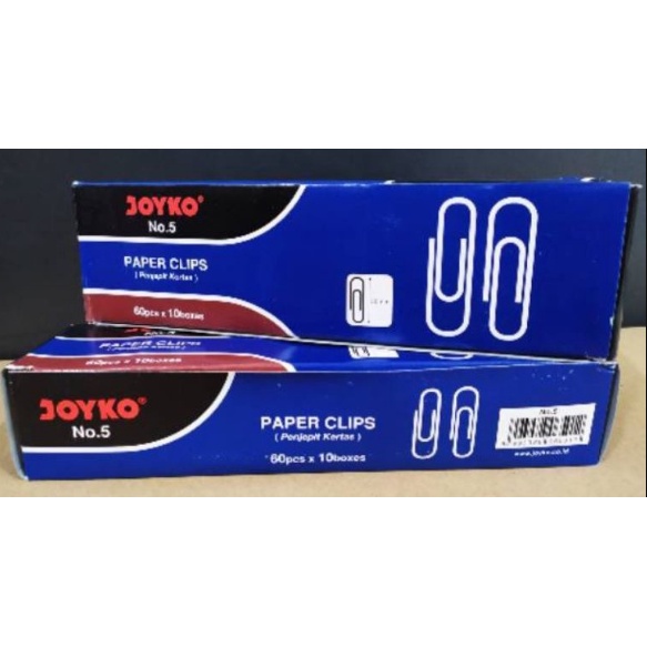 Jual Trigonal Paper Clip No 5 Joyko Klip Penjepit Kertas 10 Pcs