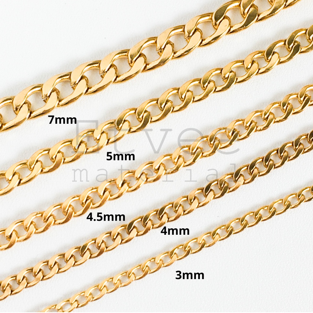 Jual Roll Nk Rantai Gelang Kalung Stainless Steel Chain Shopee