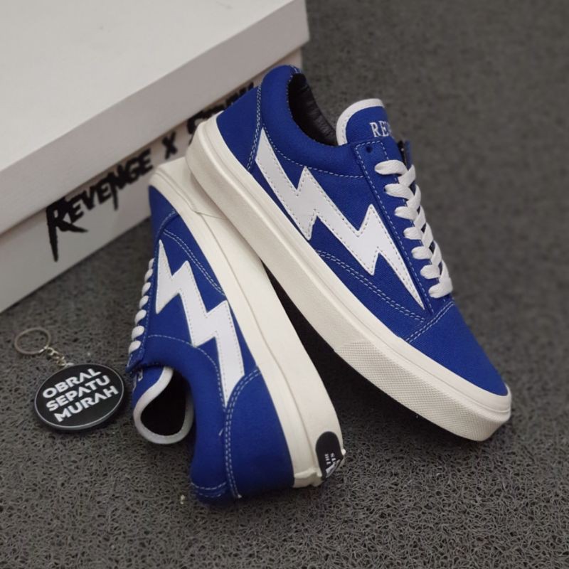 Jual Obral Sepatu Revenge X Storm Og Petir Biru Putih Import Quality